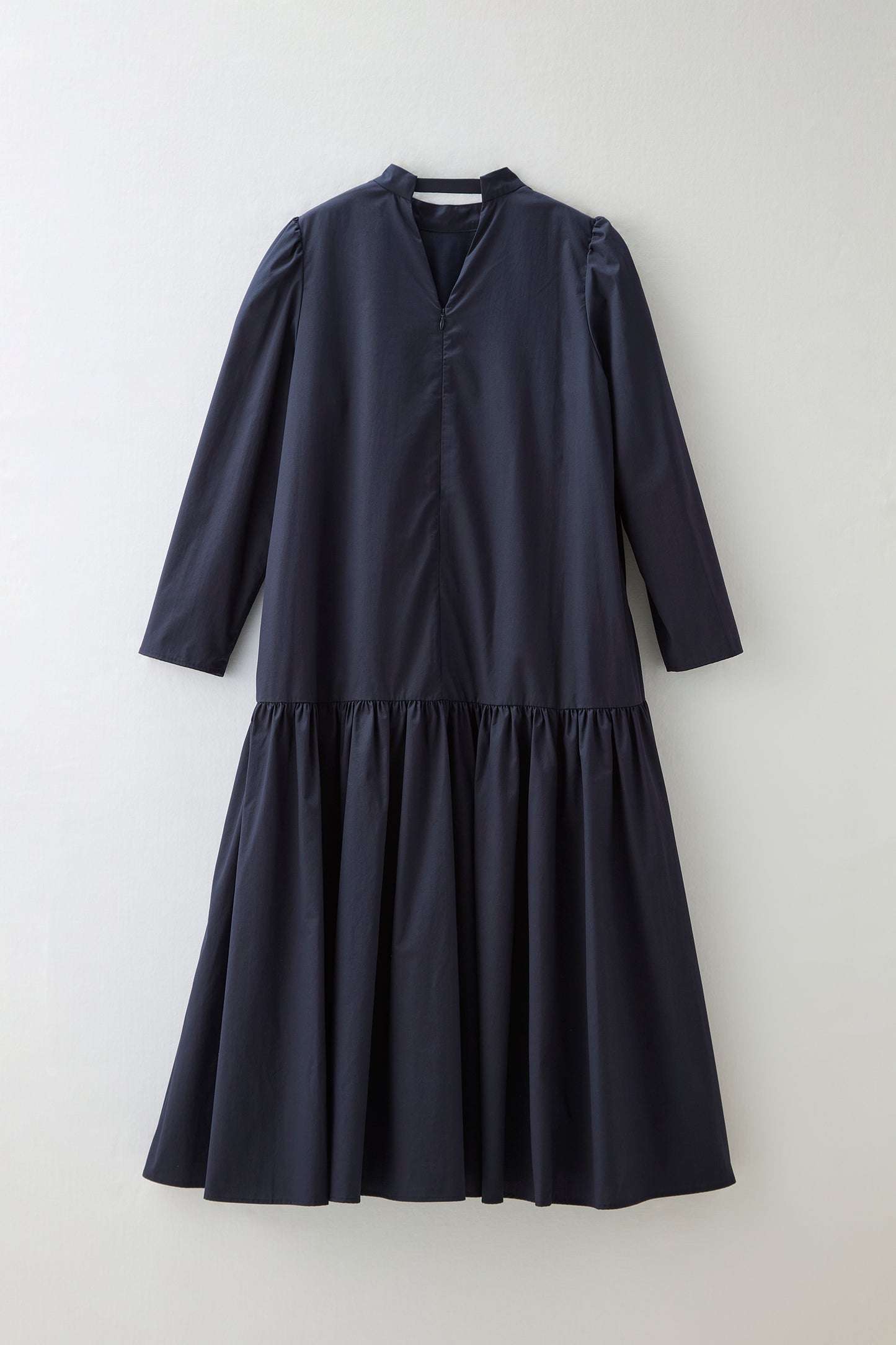 2 pattern ribbon dress（Navy）