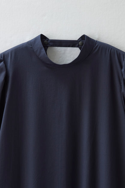2 pattern ribbon dress（Navy）
