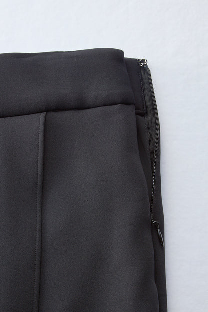 Office jersey wide pants（Black）