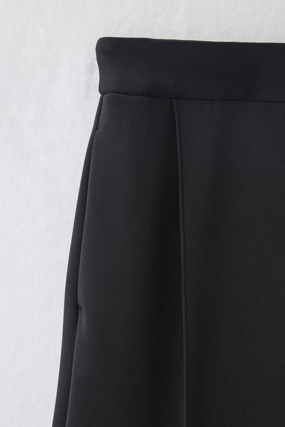 Office jersey wide pants（Black）