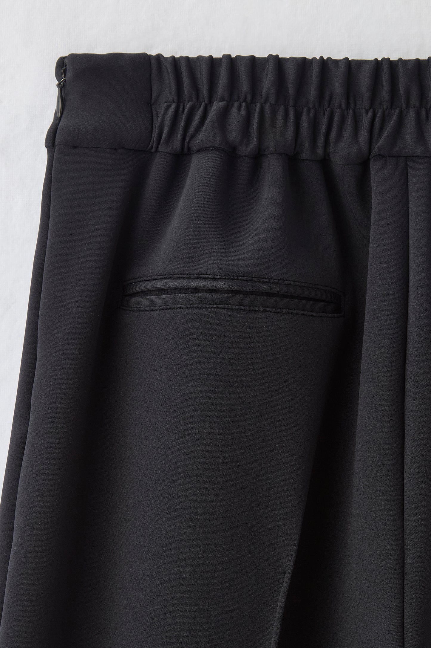 Office jersey wide pants（Black）