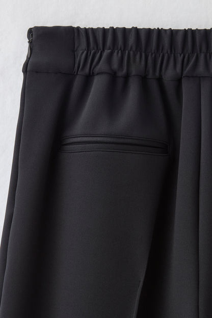 Office jersey wide pants（Black）