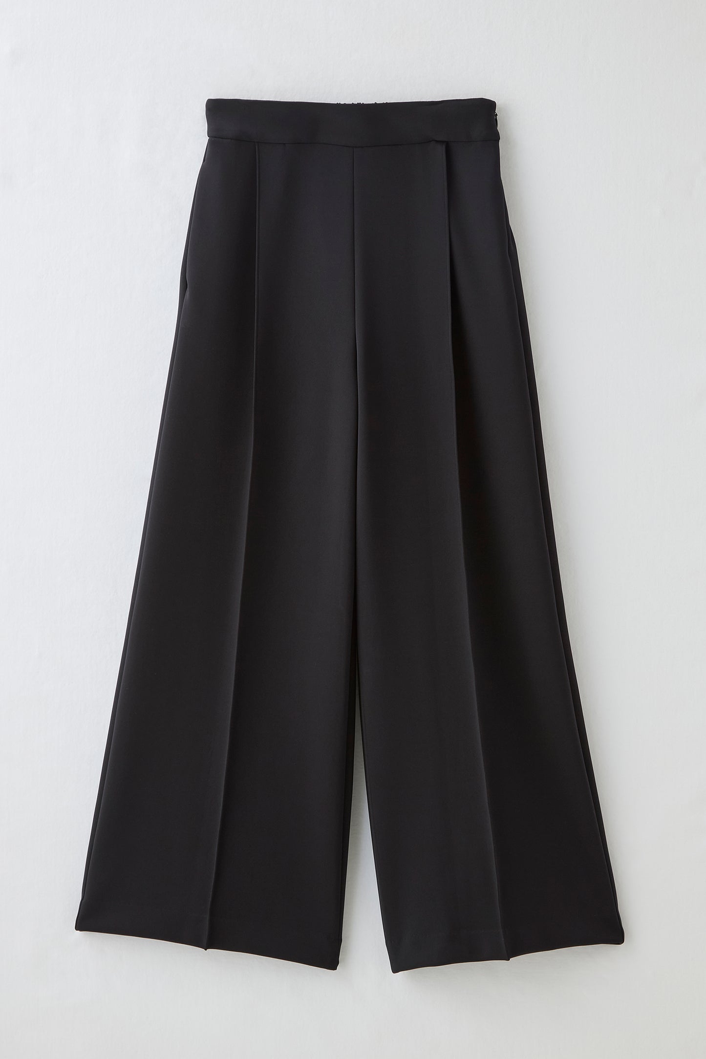 Office jersey wide pants（Black）