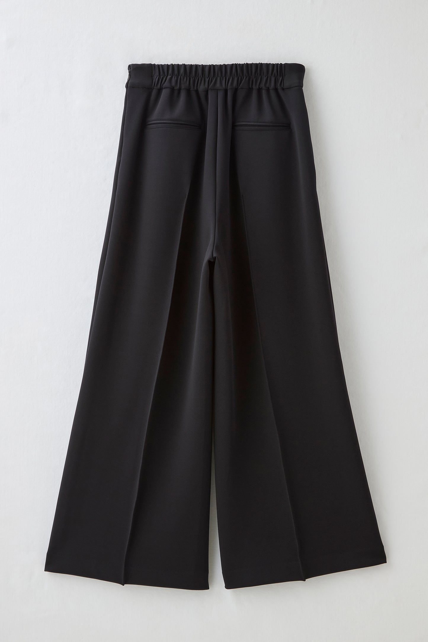 Office jersey wide pants（Black）
