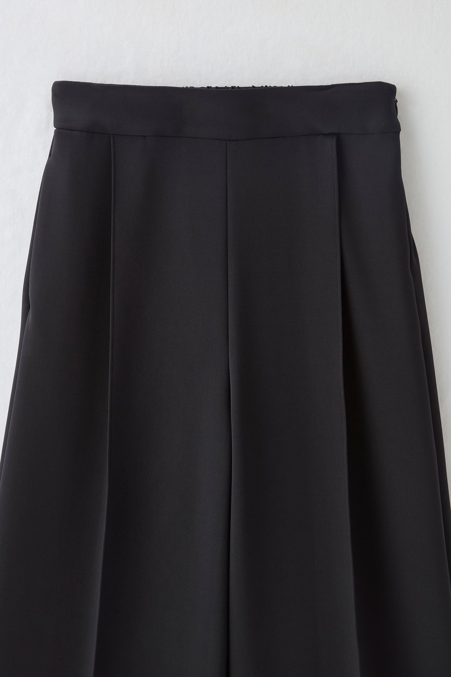 Office jersey wide pants（Black）