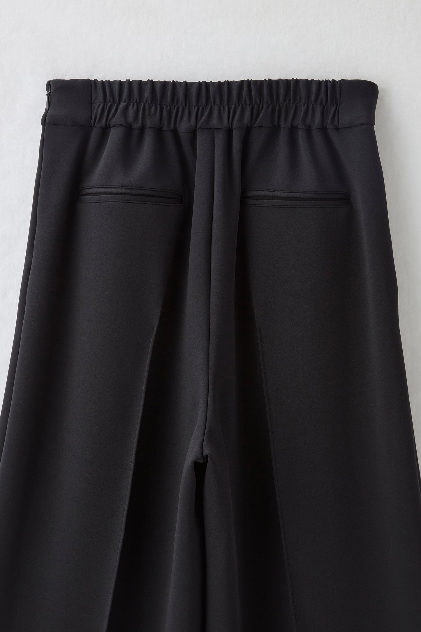 Office jersey wide pants（Black）