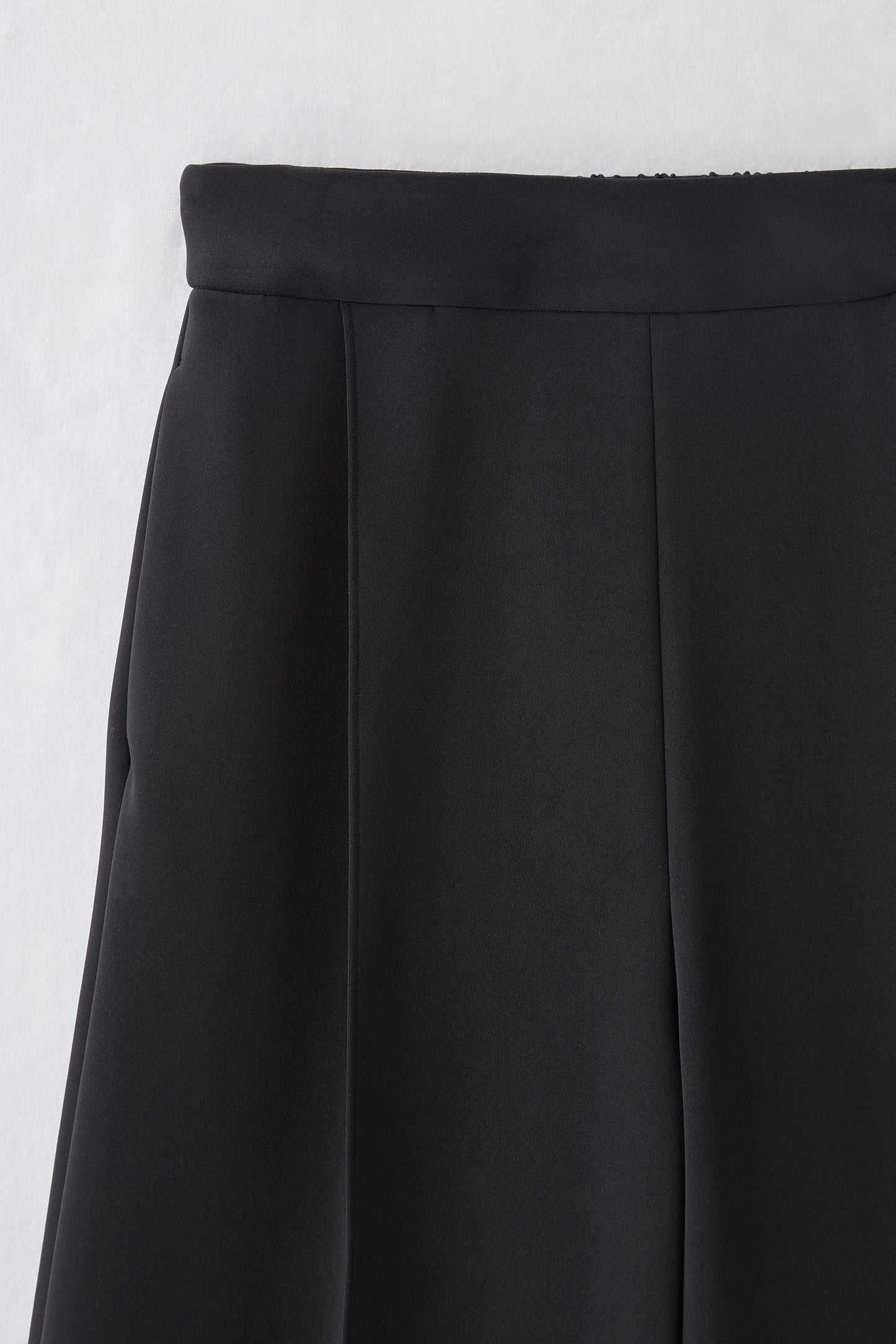 Office jersey wide pants（Black）