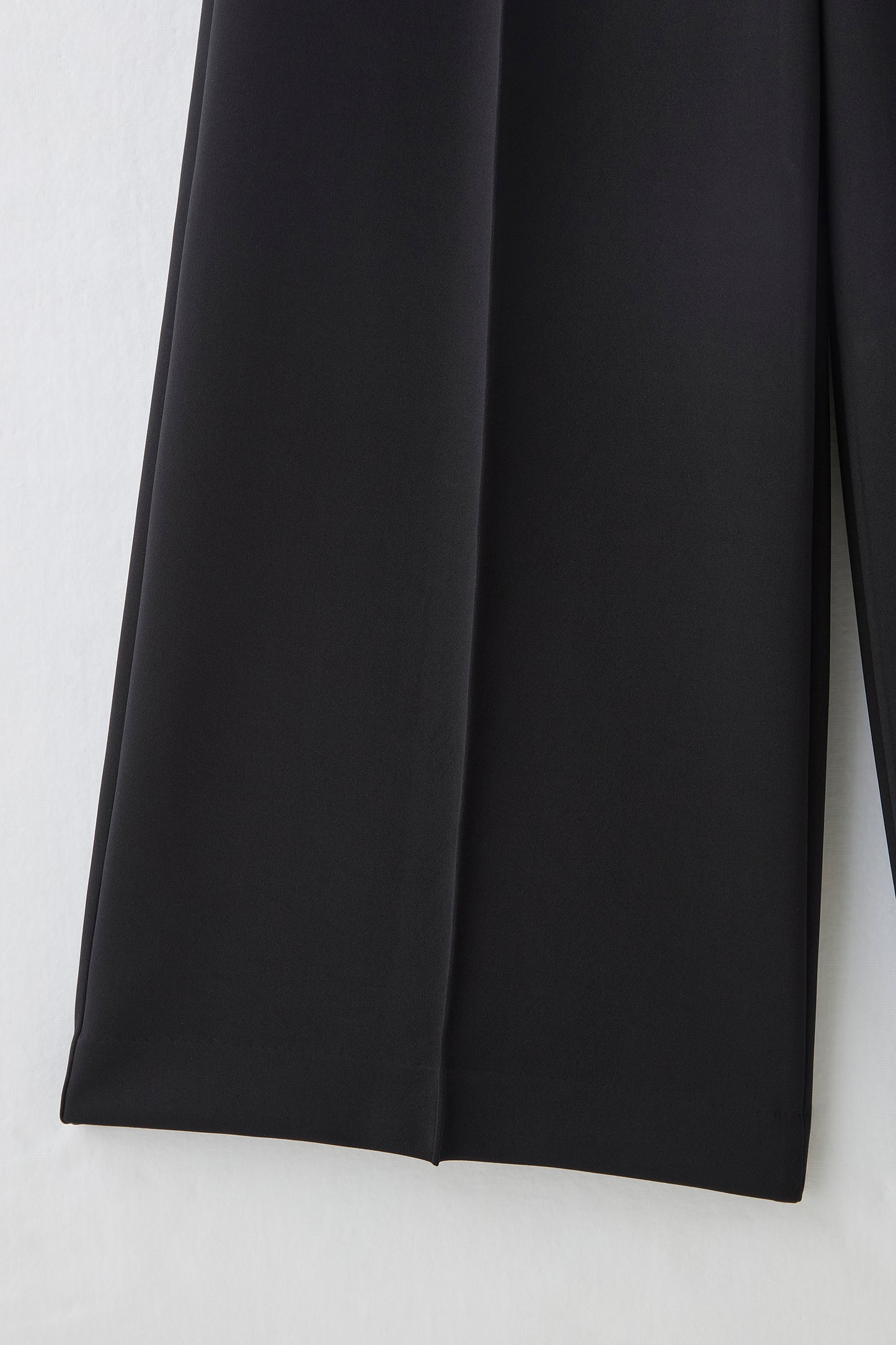 Office jersey wide pants（Black）