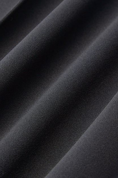 Office jersey wide pants（Black）