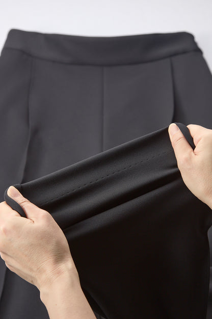 Office jersey wide pants（Black）