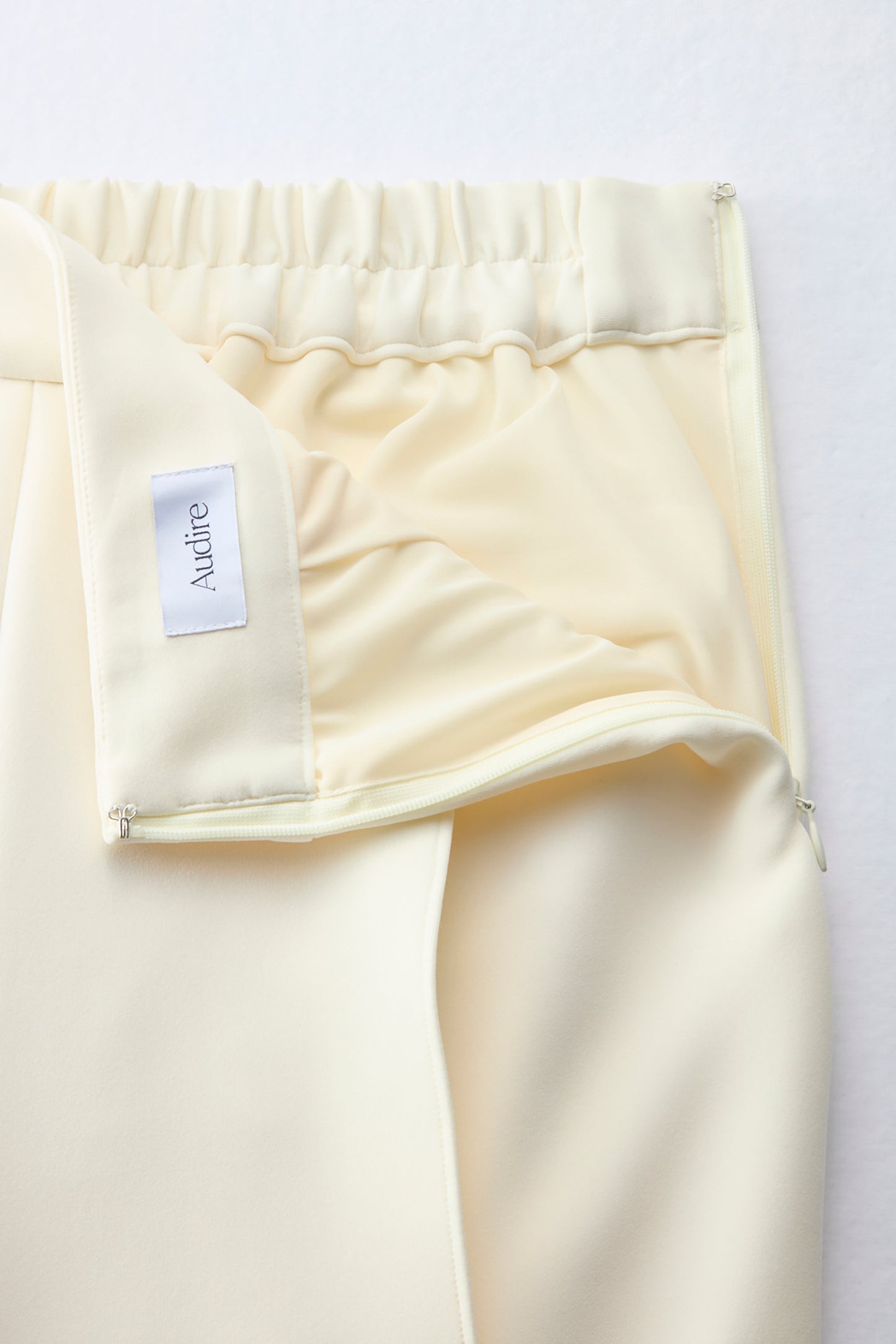 Office jersey wide pants（Ivory）