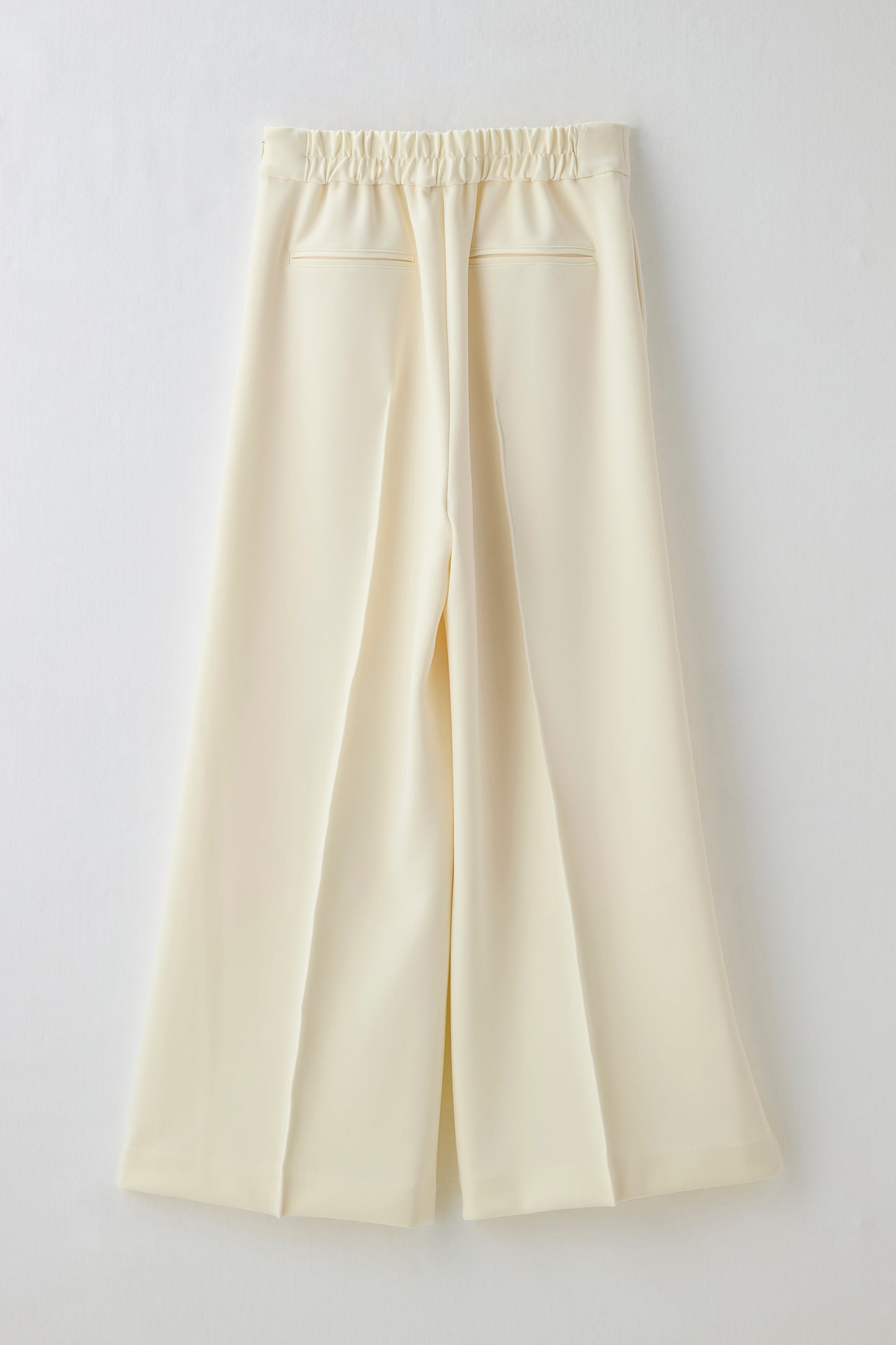 Office jersey wide pants（Ivory）