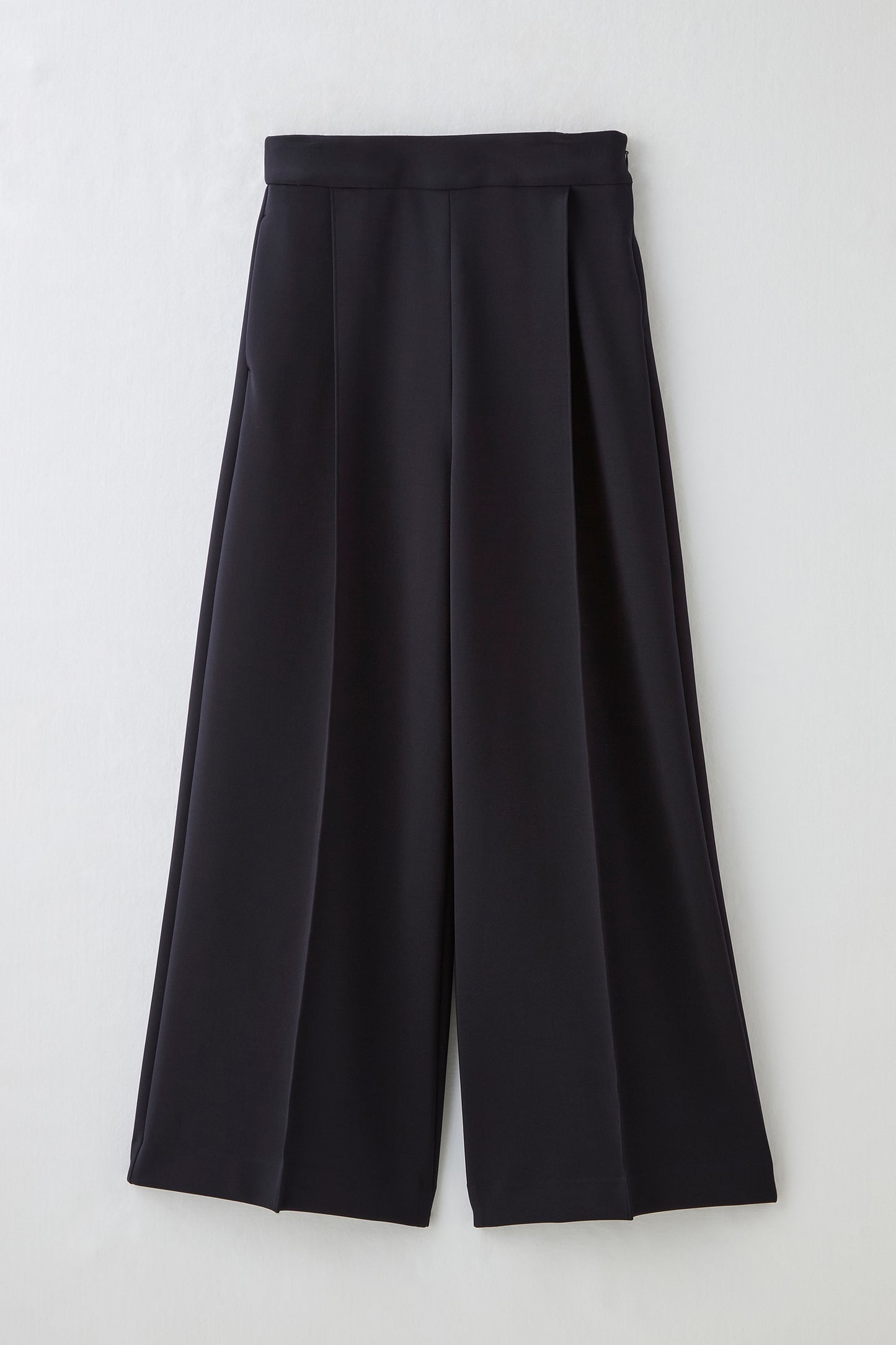 Office jersey wide pants（Navy）