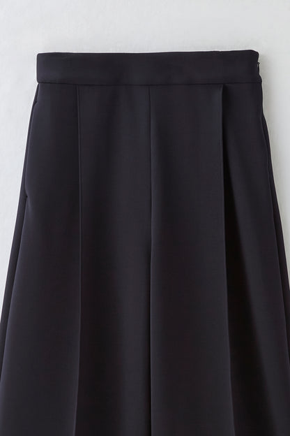 Office jersey wide pants（Navy）