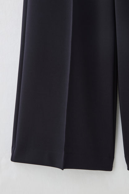 Office jersey wide pants（Navy）