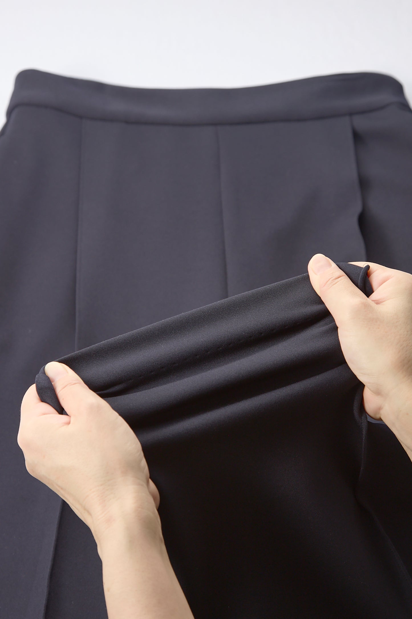 Office jersey wide pants（Navy）