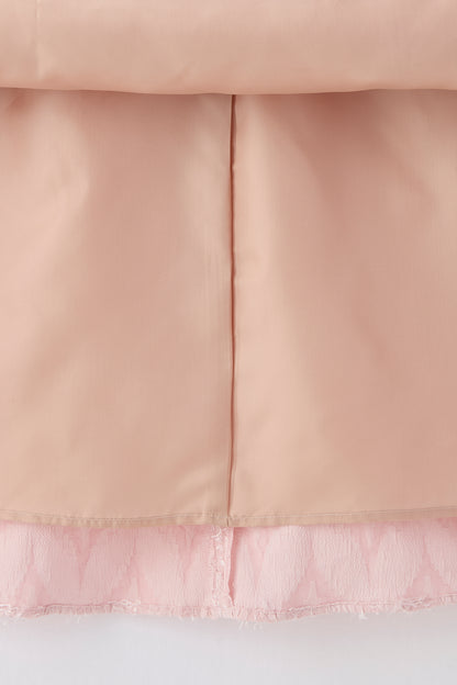 Opera gather skirt（Jacquard Pink）