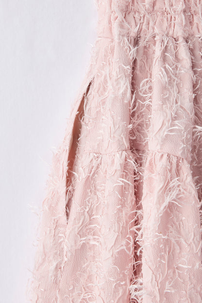 Opera gather skirt（Jacquard Pink）