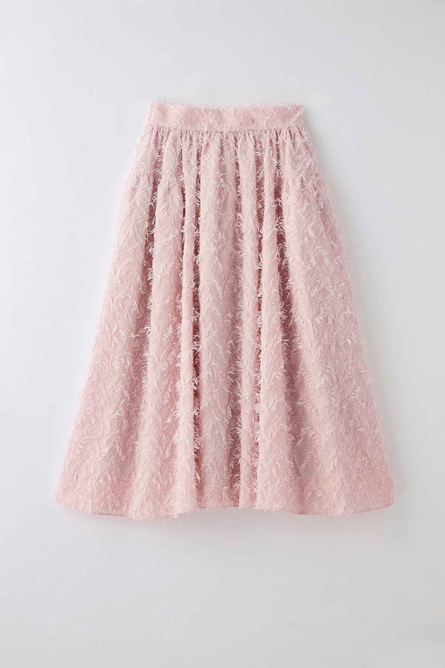 Opera gather skirt（Jacquard Pink）