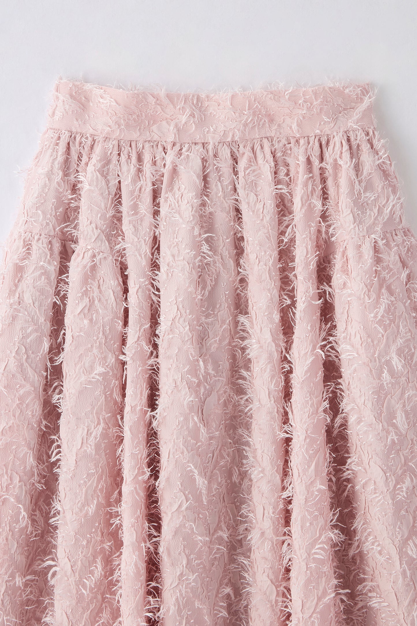 Opera gather skirt（Jacquard Pink）
