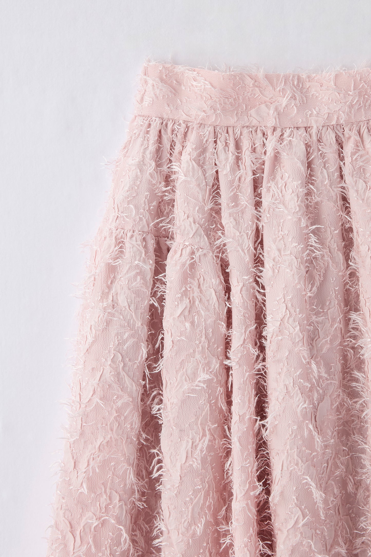 Opera gather skirt（Jacquard Pink）