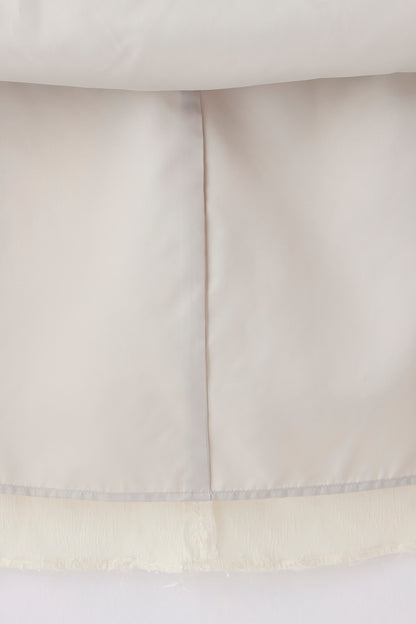 Opera gather skirt（Jacquard White）