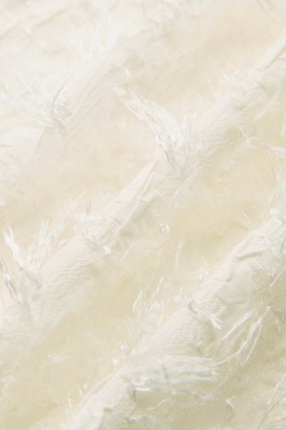Opera gather skirt（Jacquard White）
