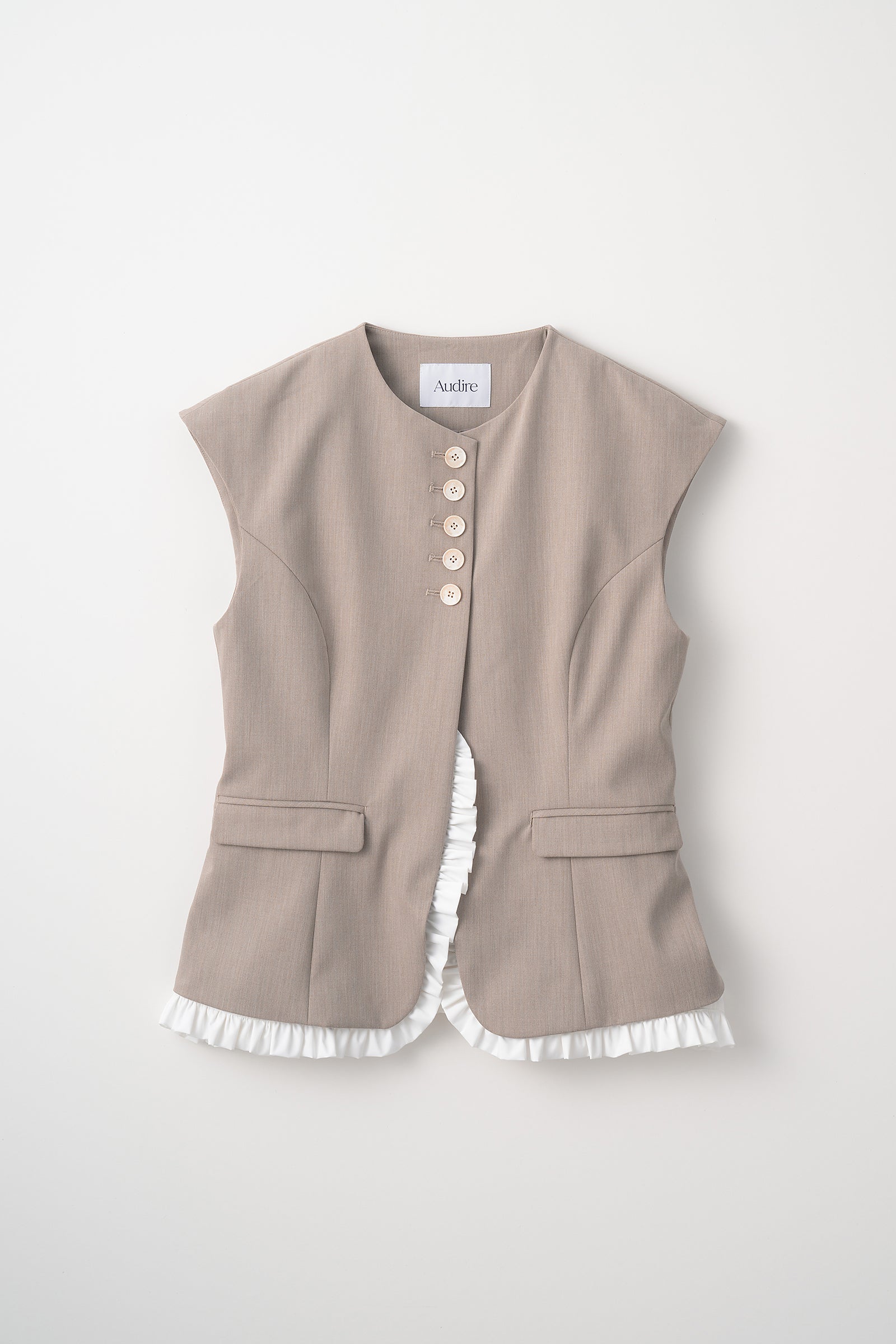 Frill smart vest(Beige) – Audire