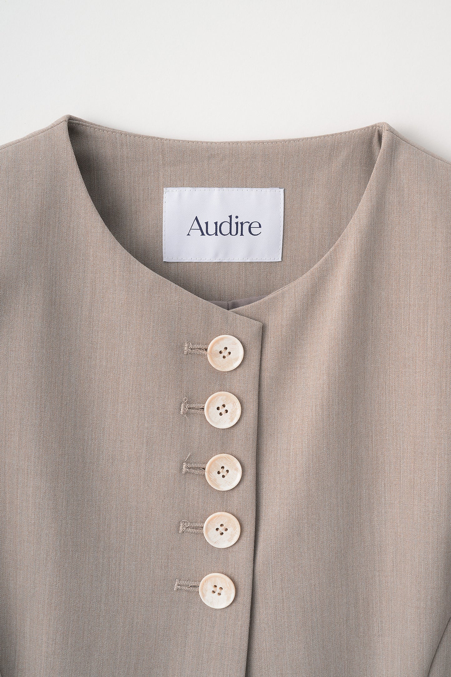 Frill smart vest(Beige)