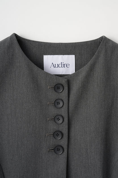 Frill smart vest(Gray)