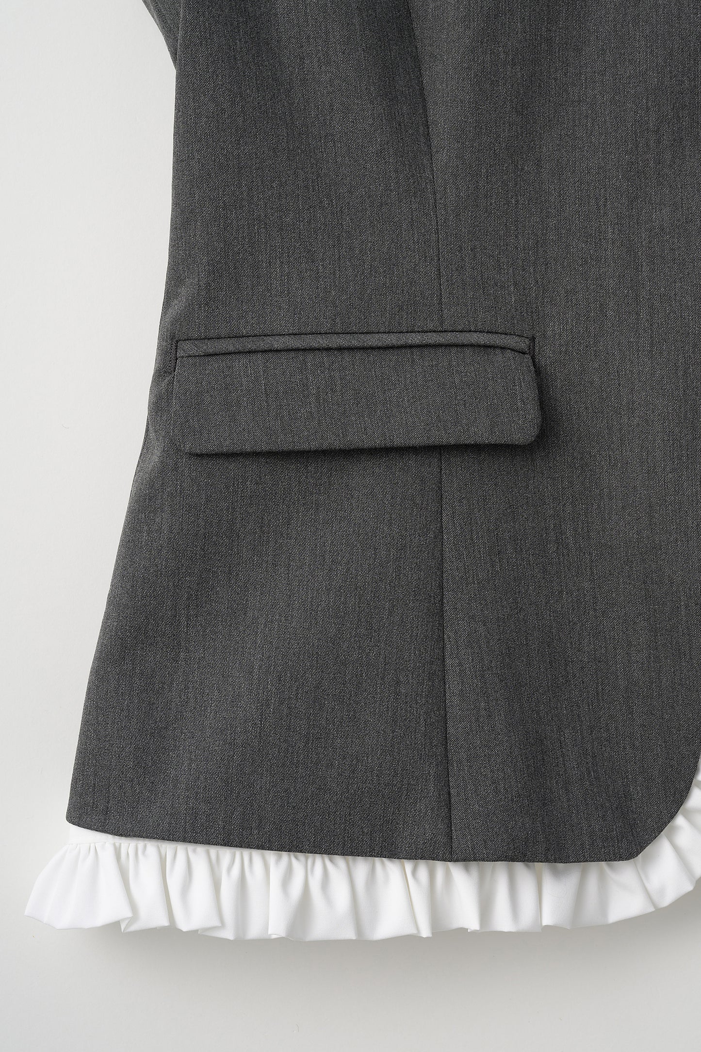 Frill smart vest(Gray)