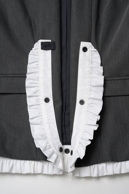 Frill smart vest(Gray)