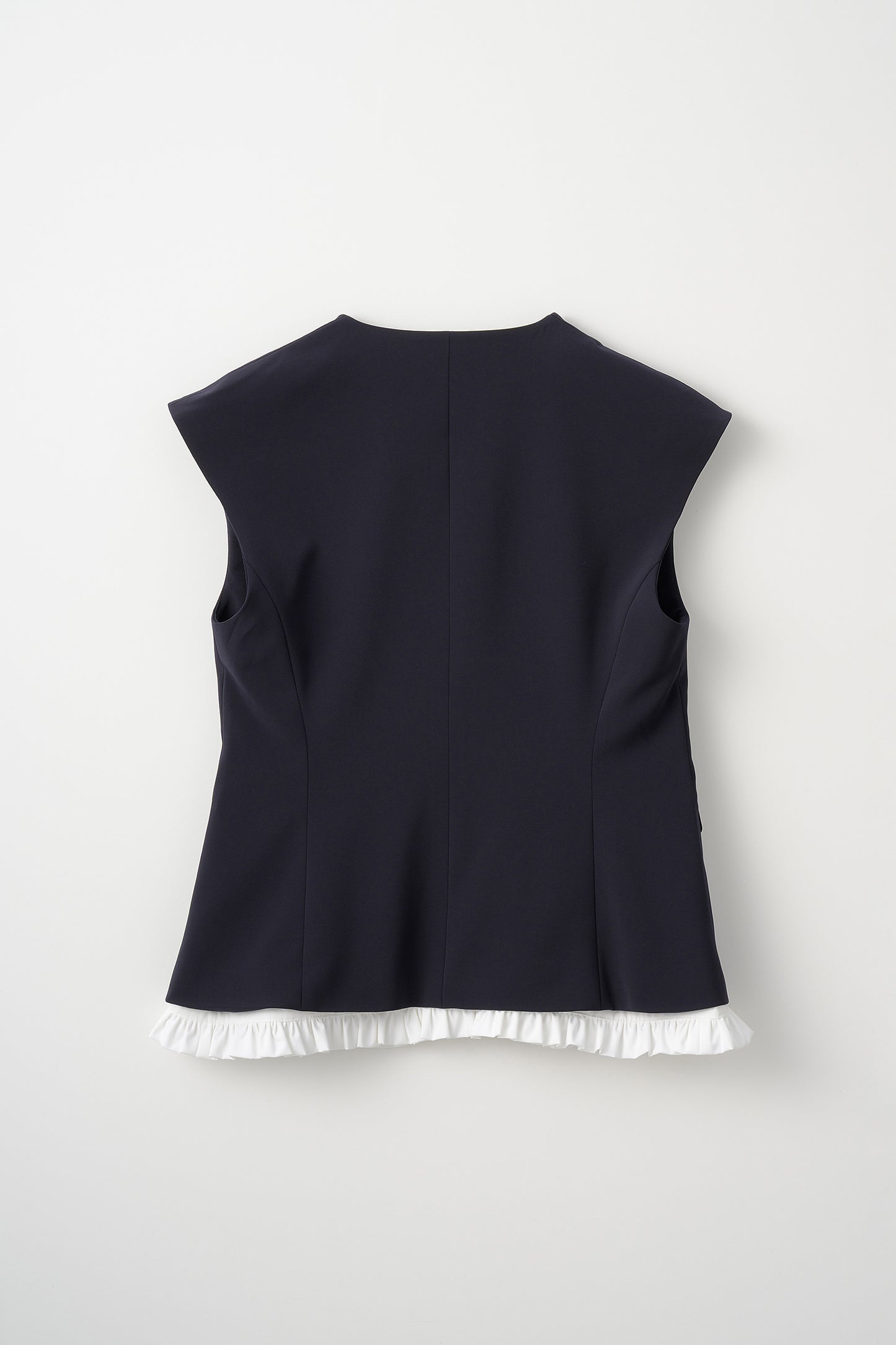 Frill smart vest(Navy)
