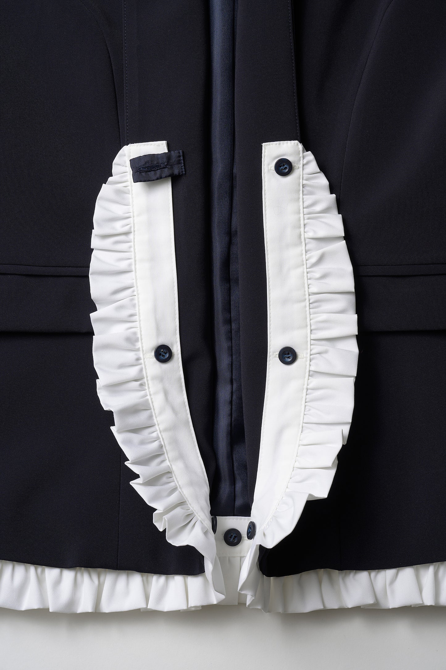 Frill smart vest(Navy)