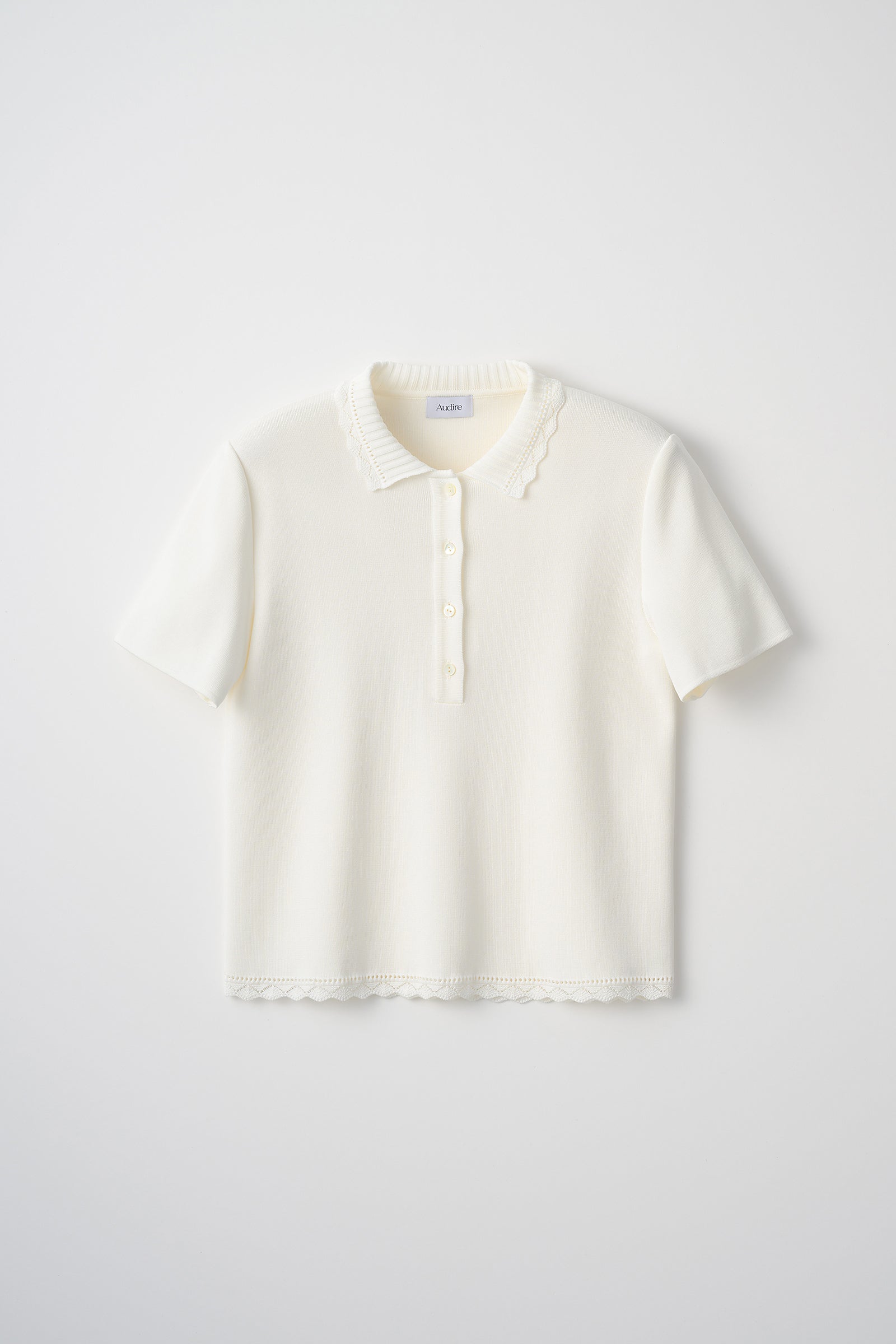 Cool knit polo(White) – Audire