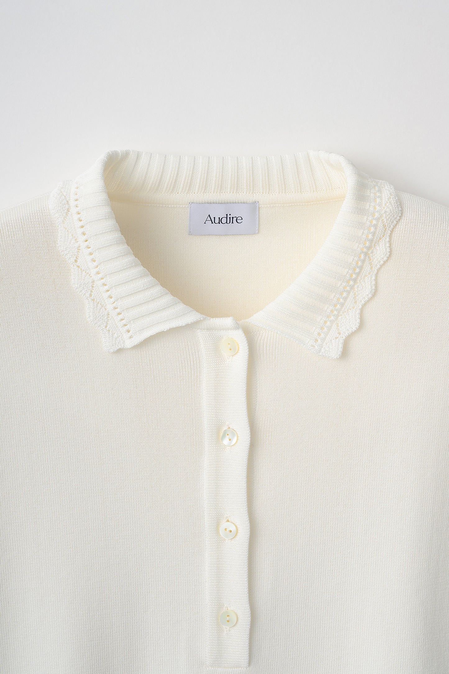 Cool knit polo(White)