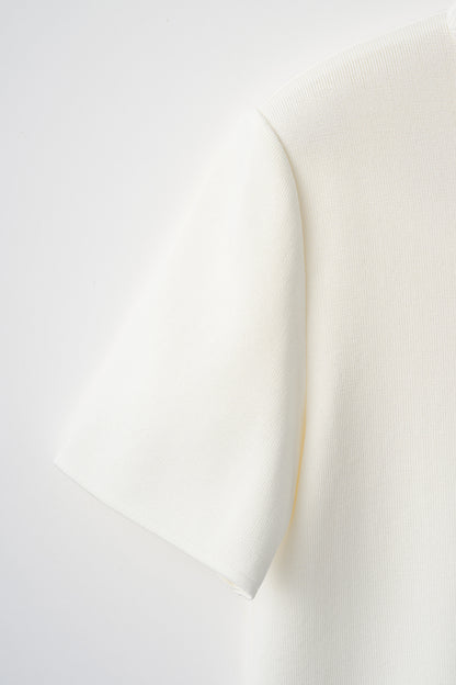 Cool knit polo(White)