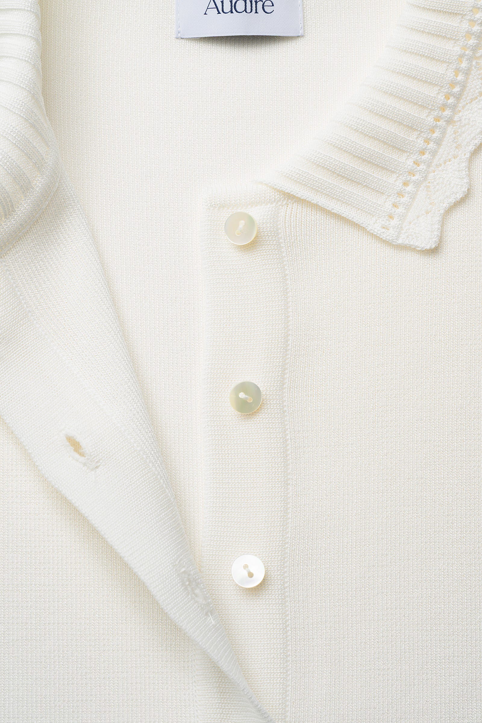 Cool knit polo(White) – Audire Cool knit polo(White) – Audire