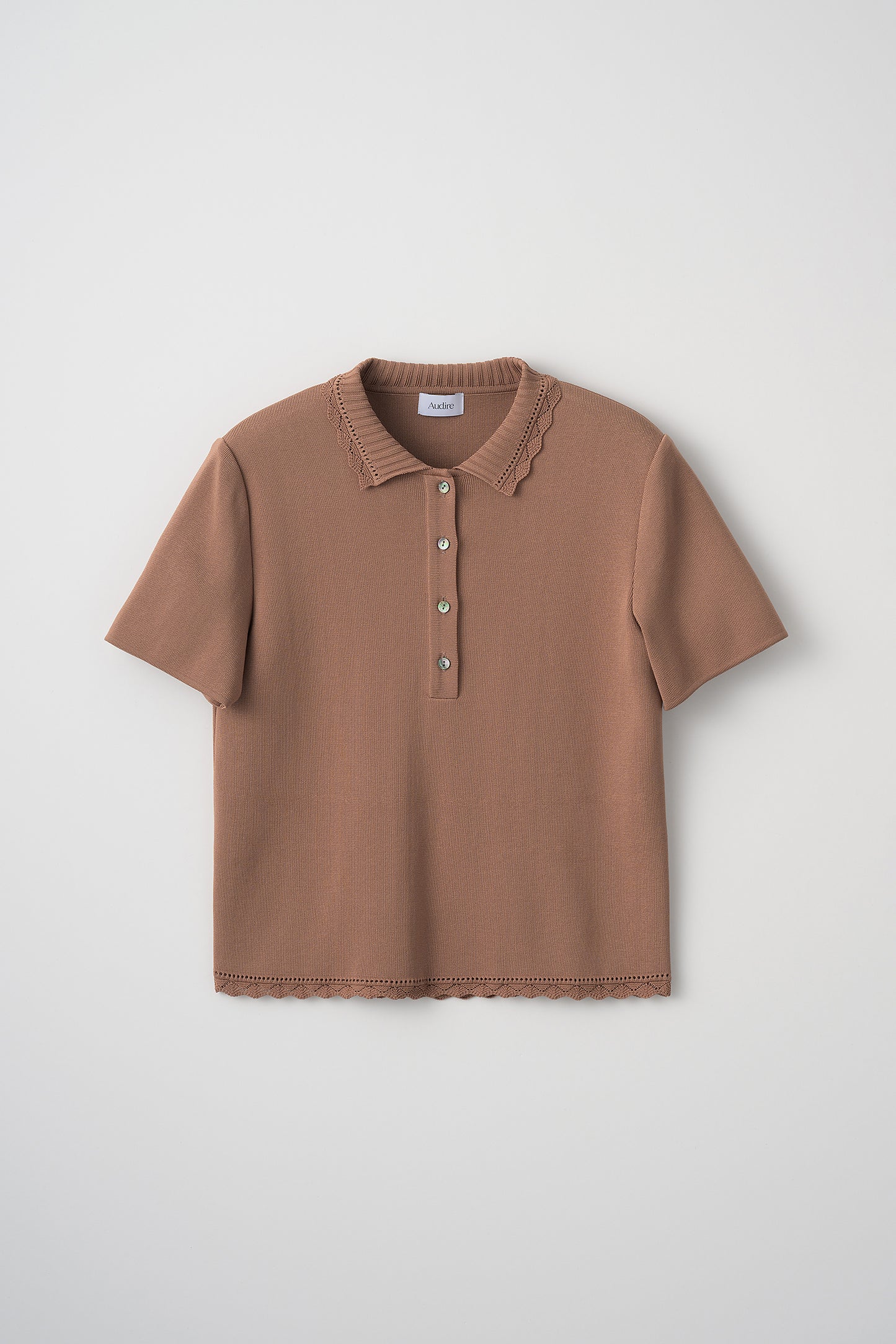 Cool knit polo(Biscuit)