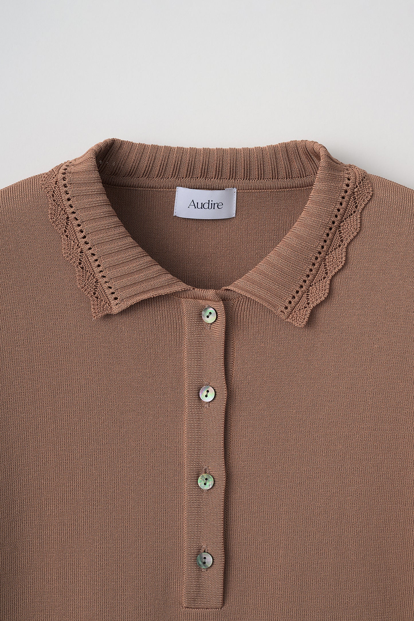 Cool knit polo(Biscuit)