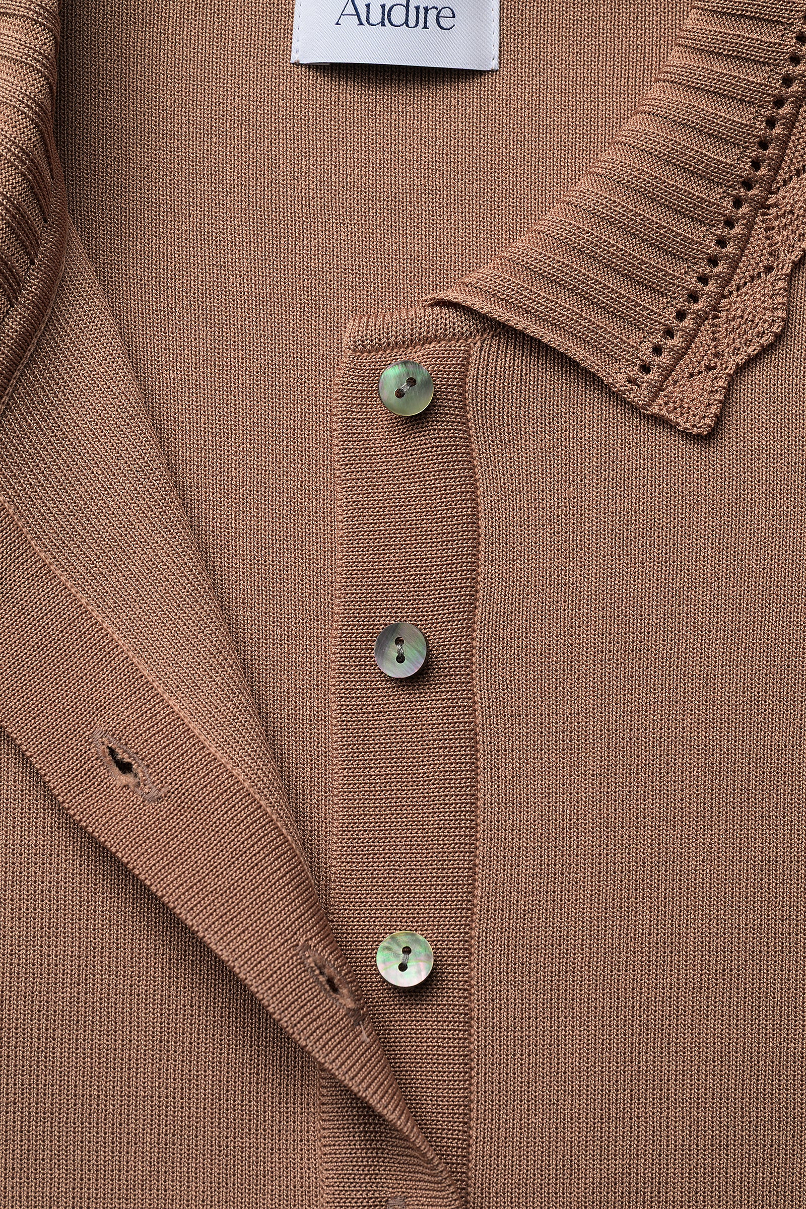 Cool knit polo(Biscuit) – Audire