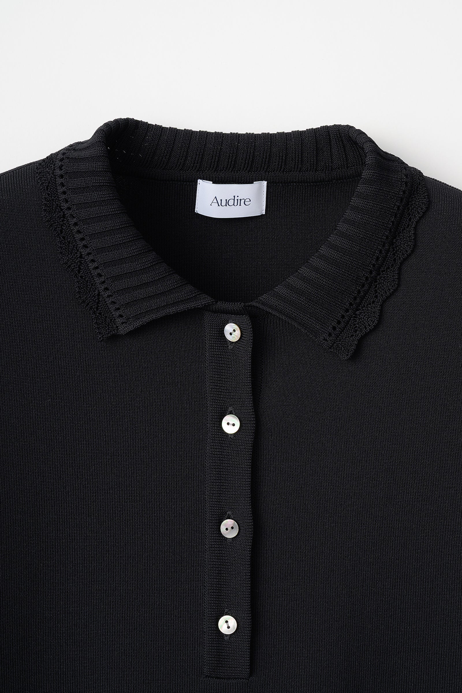 Cool knit polo(Black) – Audire