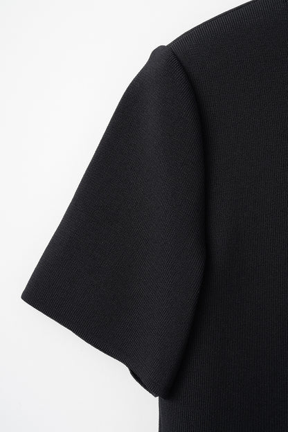 Cool knit polo(Black)