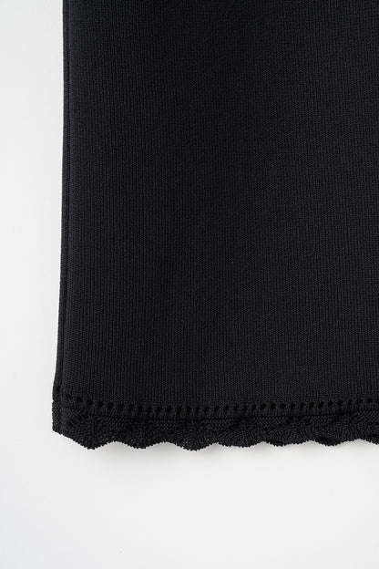 Cool knit polo(Black)
