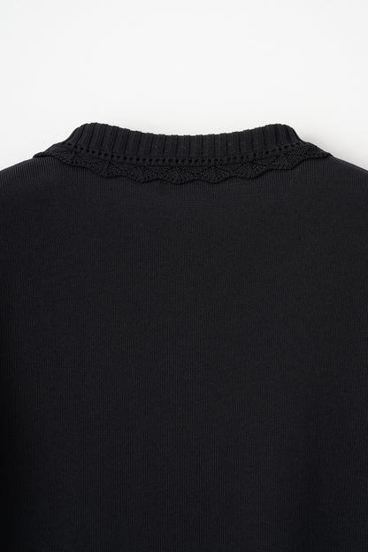 Cool knit polo(Black)