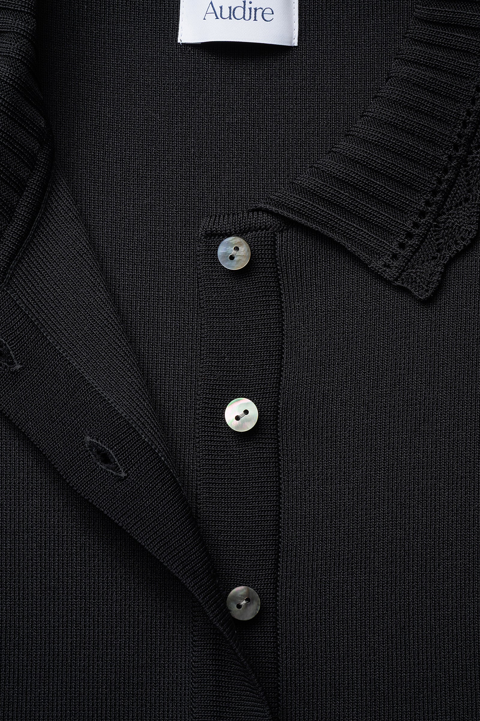 Cool knit polo(Black) – Audire