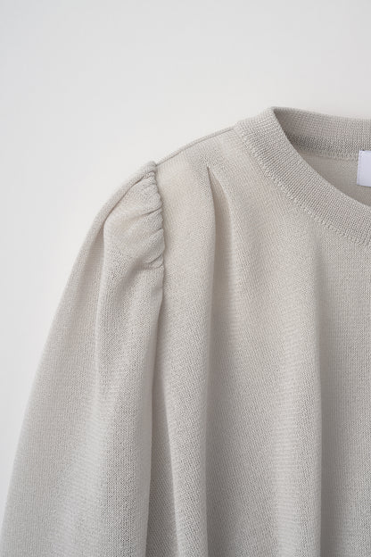 Candy gather cardigan(Pale gray)