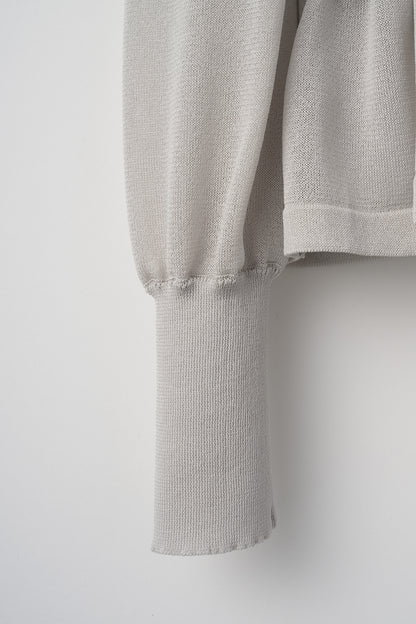 Candy gather cardigan(Pale gray)