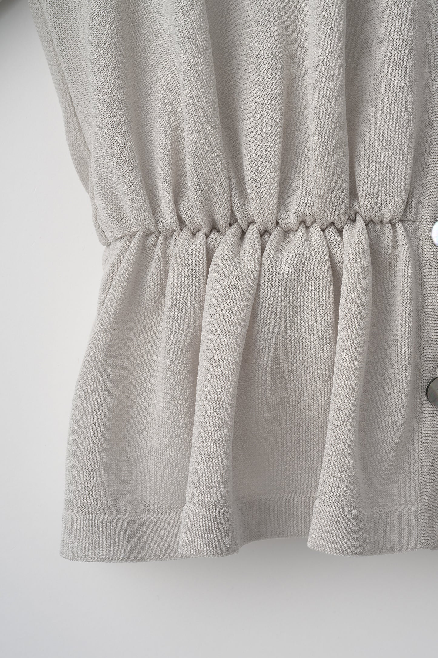 Candy gather cardigan(Pale gray)
