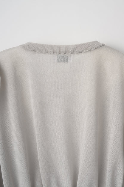 Candy gather cardigan(Pale gray)
